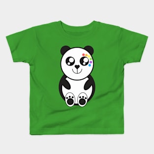 Rainbow Panda Kids T-Shirt